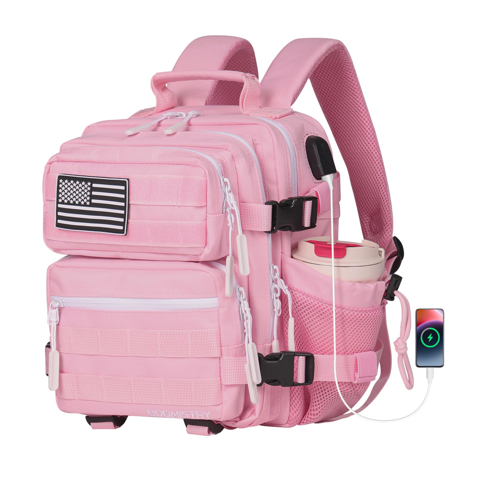 Boomistry 15L Tactical Backpack, 15-litre capacity in boomistry's molle build