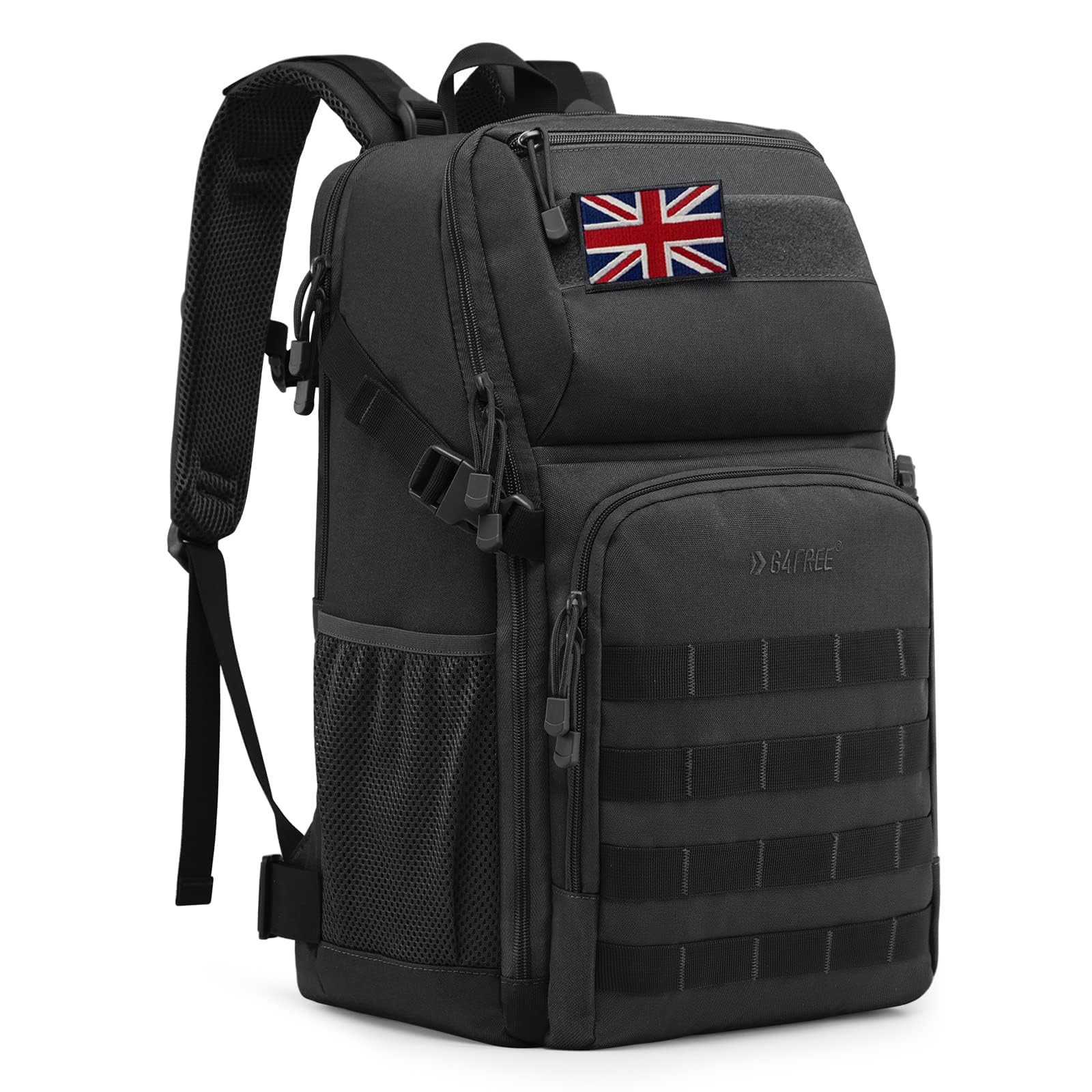 G4Free 35L Tactical Backpack, 35-litre capacity in g4free's molle build