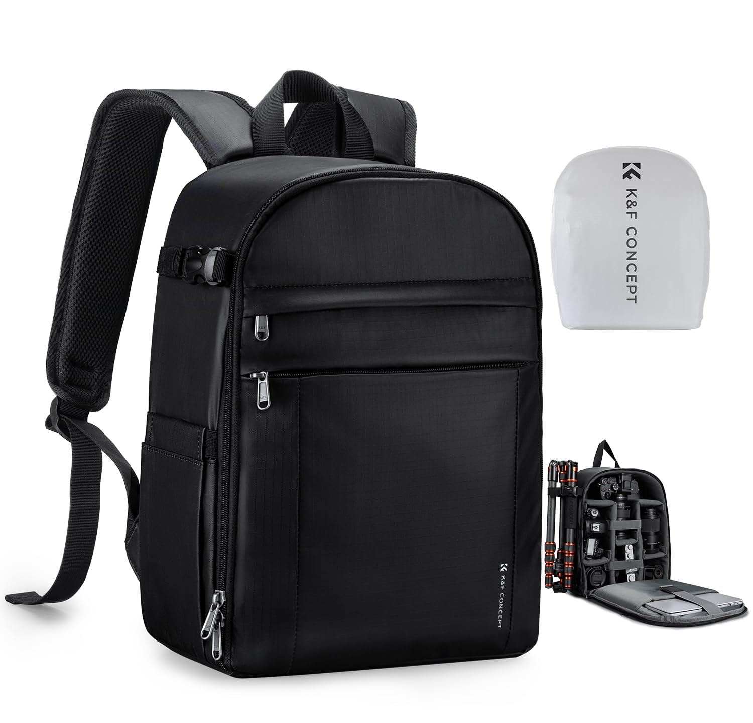 K&F CONCEPT Camera Backpack Travel Bag, one bag for shoot days and every day in between