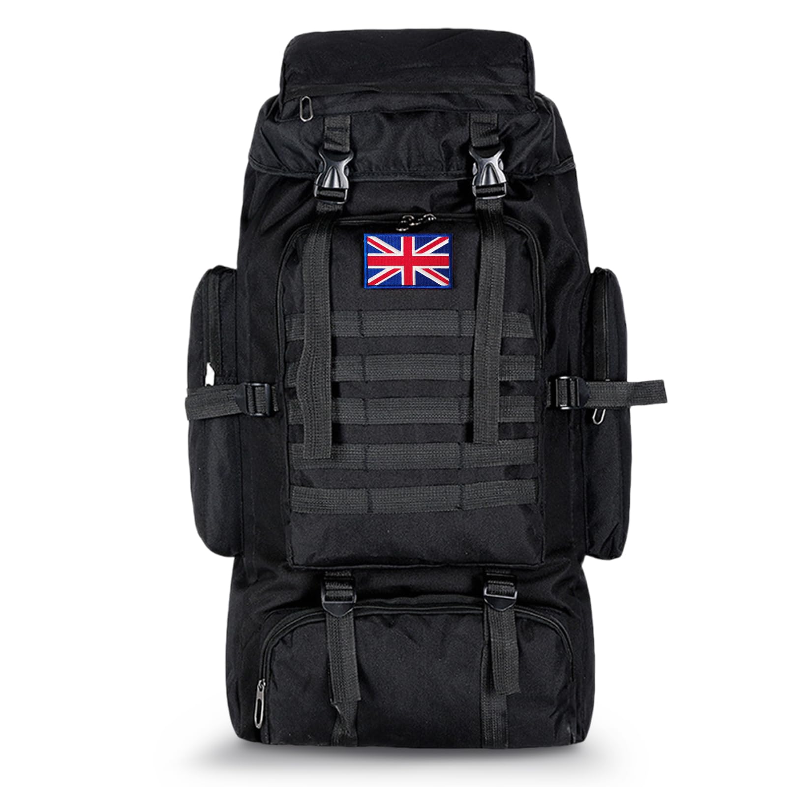 Lesbyit 80L Waterproof Tactical Rucksack, expedition capacity with travel-grade security