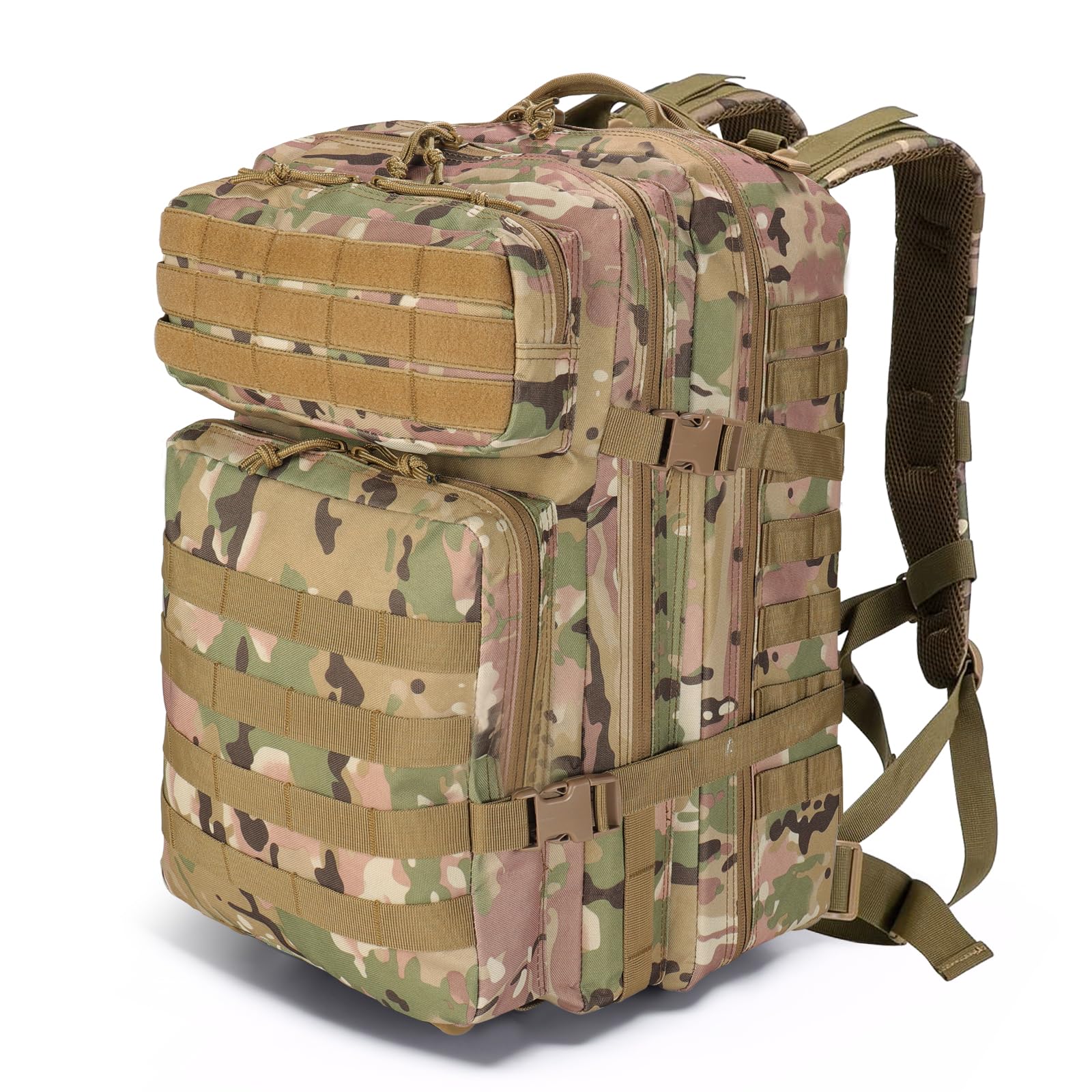 SHANNA 45L Tactical Backpack, 45-litre capacity in shanna's molle build