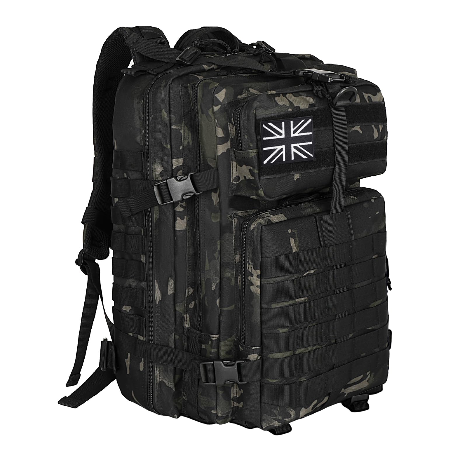 WOLT 45L Tactical Backpack, 45-litre capacity in wolt's molle build